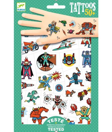 Tattoo Heroes vs Villains