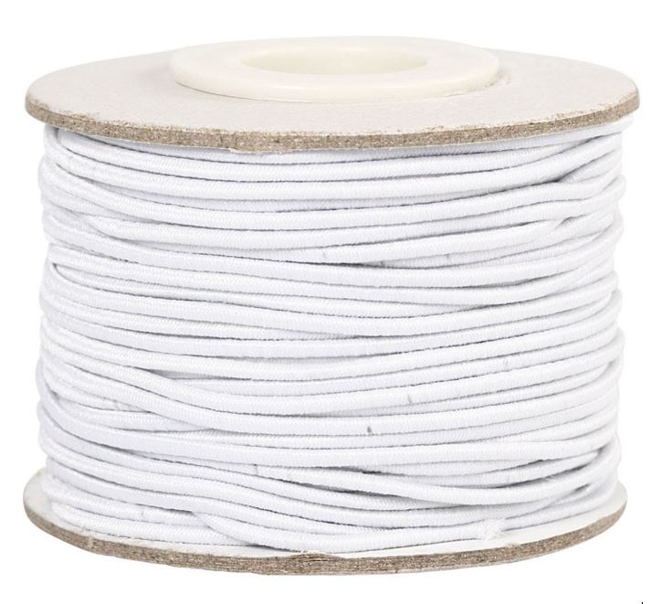 Elastiskt Snöre tjocklek 1 mm, L 25 m