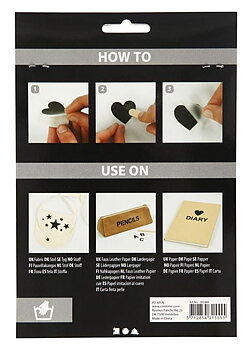 Rub-on stickers, bokstäver och siffror
