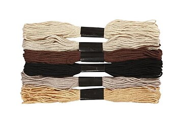 Broderigarn, natur