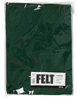 Hobbyfilt Grön, 10 st