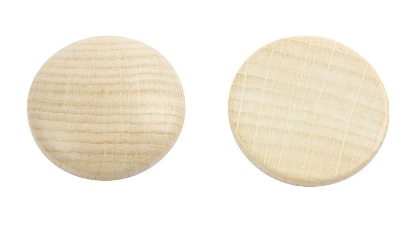 Träknappar Dia 30 mm