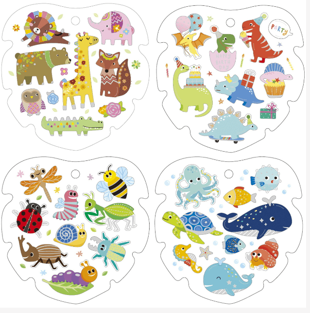 Stickershäfte Vilda djur