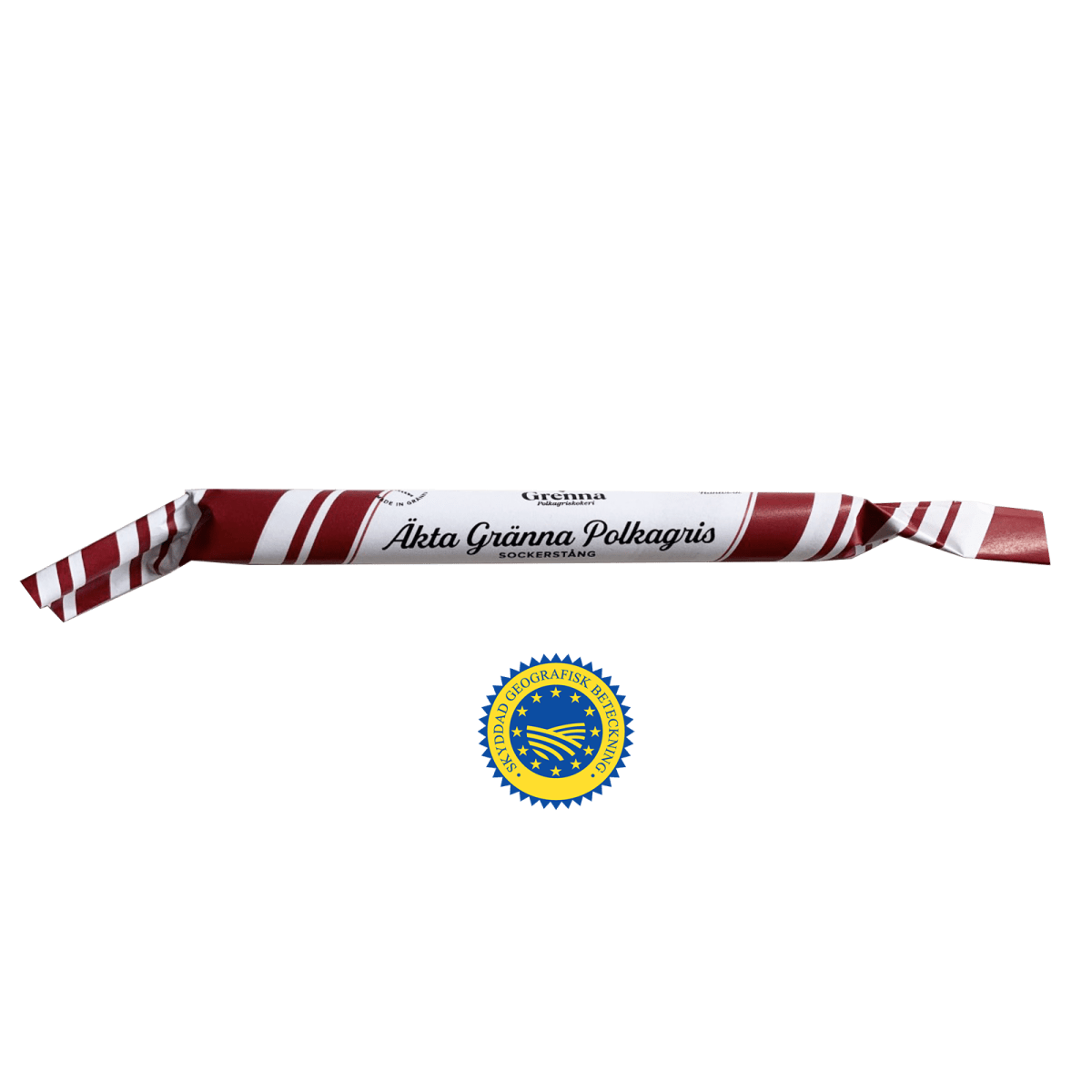 Sockerstång Äkta Gränna Polkagris, 25 gram
