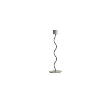 Ljusstake, Curved 26cm Sand
