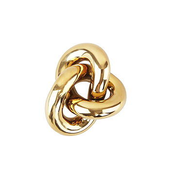 Knot table light gold small