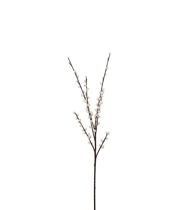 Bärkvist vit, 80 cm (Skickas ej)