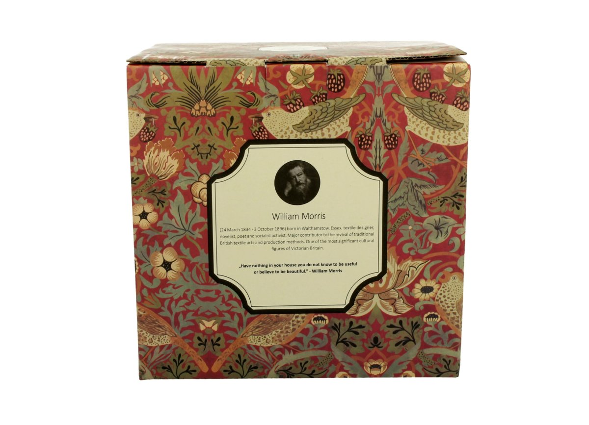 Tea for one, William Morris Strawberry Thief Röd - 3
