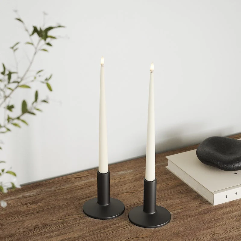 Lackade LED-ljus, 2-set Cream - 2