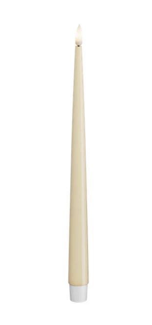 Lackade LED-ljus, 2-set Cream