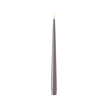 Lackade LED-ljus, 2-set Grå