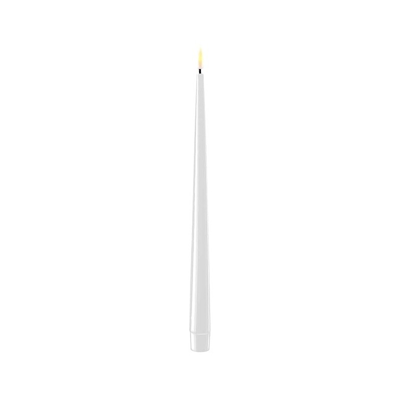 Lackade LED-ljus, 2-set Vit