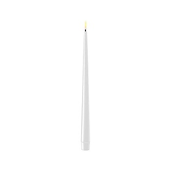 Lackade LED-ljus, 2-set Vit