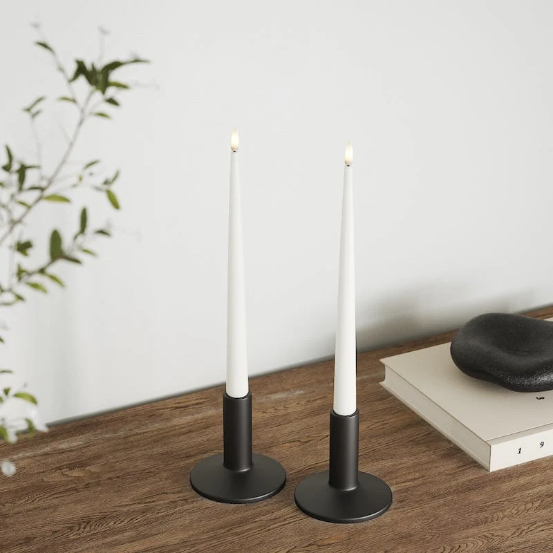Lackade LED-ljus, 2-set Vit - 2