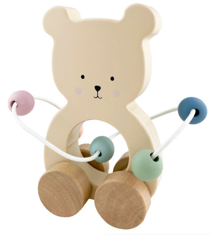 Rulldjur Teddy kulram