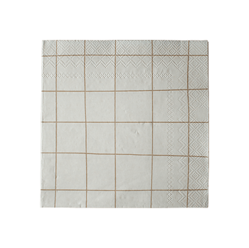 Servetter Square creme