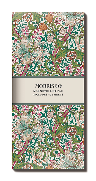 Shoppinglista med magnet, Morris & Co