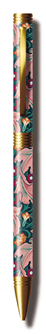 Bläckpennor 3-set, Strawberry Thief Blush, William Morris - 4