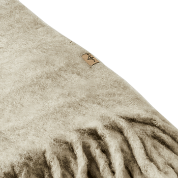 Pläd Frasse, beige/grå/grön