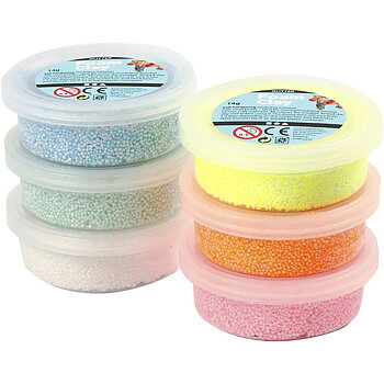 Foam clay Glitter 6x14 g