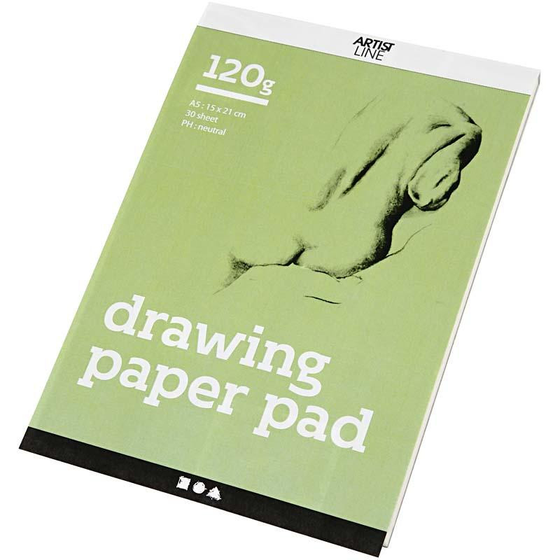Drawing Paper Pad A5, 120 gr