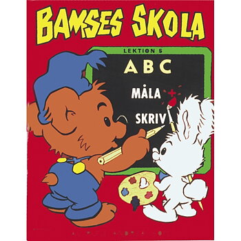 Bamses skola ABC. Måla + skriva