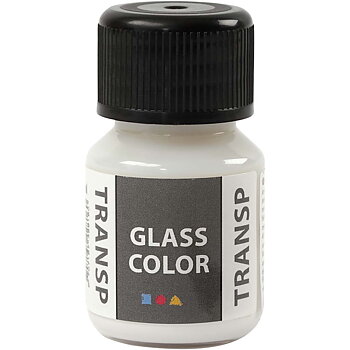 Glasfärg Transparant vit