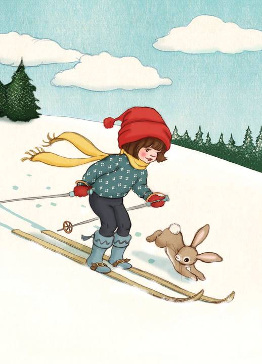 Belle & Boo Ski with me