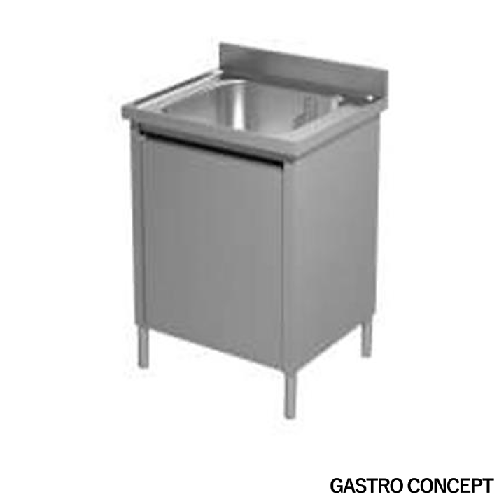 Diskbänk, enkel ho, - Djup 50 - 70 cm