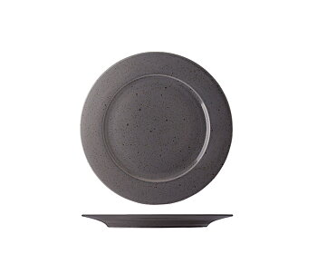Flat Tallrik Mörkgrå ø 20cm