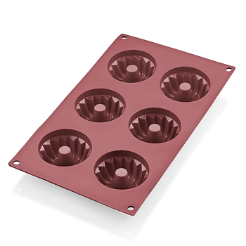 Silikonform 6 Mini Sockerkaka