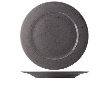 Flat Tallrik Mörkgrå ø 31cm