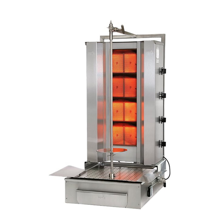 Kebabgrill F GD4 GASOL - 70 kg