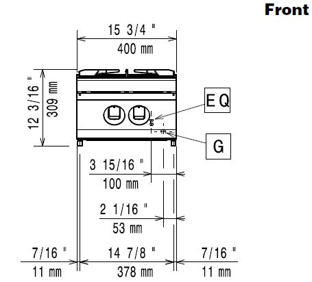 Gasspis, 400 - EVO700 - 3