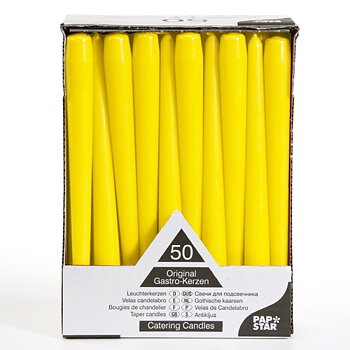 Antikljus Ø 2,2 cm · 25 cm Gul