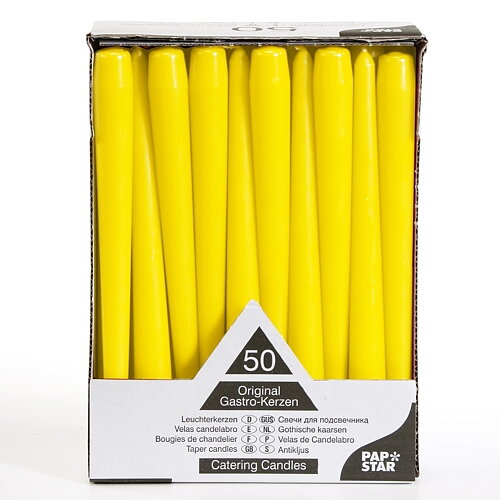 Antikljus Ø 2,2 cm · 25 cm Gul