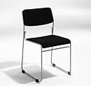 Konferensstol NICE silver/svart