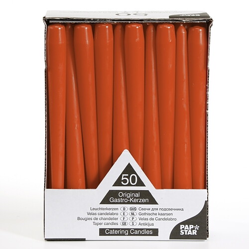 Antikljus Ø 2,2 cm · 25 cm Terracotta