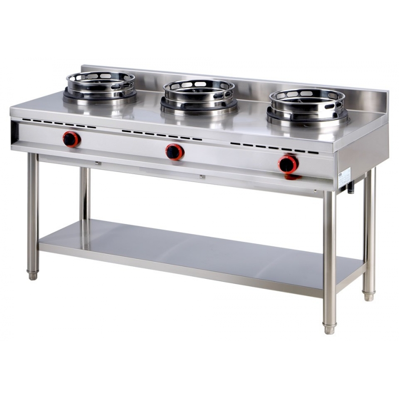 Wok, 3 gasbrännare - 2