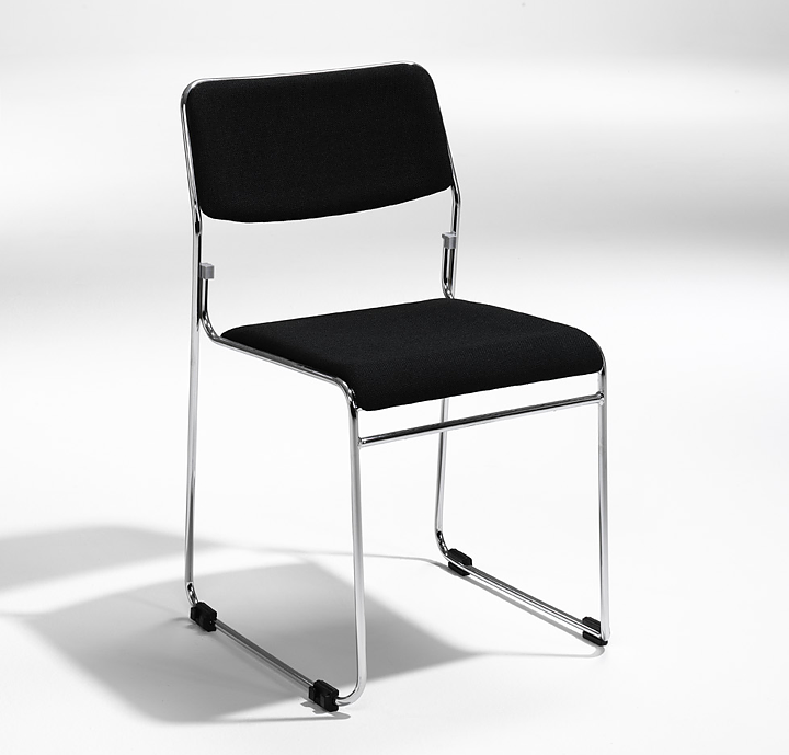 Konferensstol NICE krom/svart