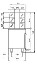 Exponeringskylmonter DLE1200