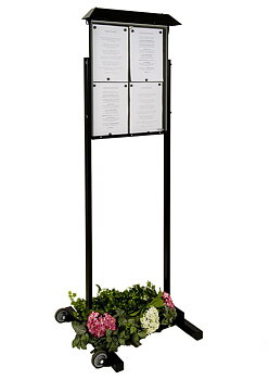 Menyskåp Normandie Fristående - 4x A4