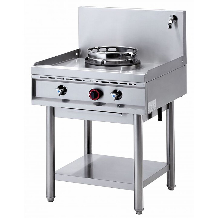 Wok, 1 gasbrännare, 1 vattenkran