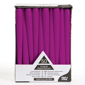 Antikljus Ø 2,2 cm · 25 cm Aubergine