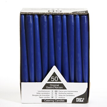 Antikljus Ø 2,2 cm · 25 cm Mörkblå