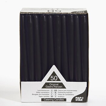 Antikljus Ø 2,2 cm · 25 cm Svart