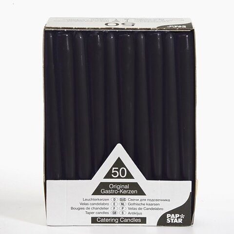 Antikljus Ø 2,2 cm · 25 cm Svart
