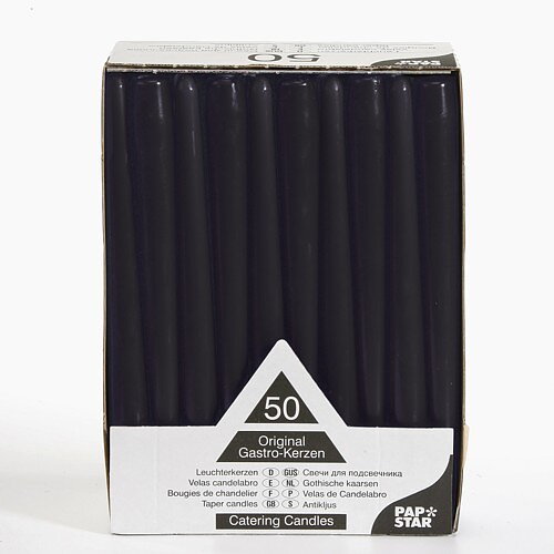 Antikljus Ø 2,2 cm · 25 cm Svart