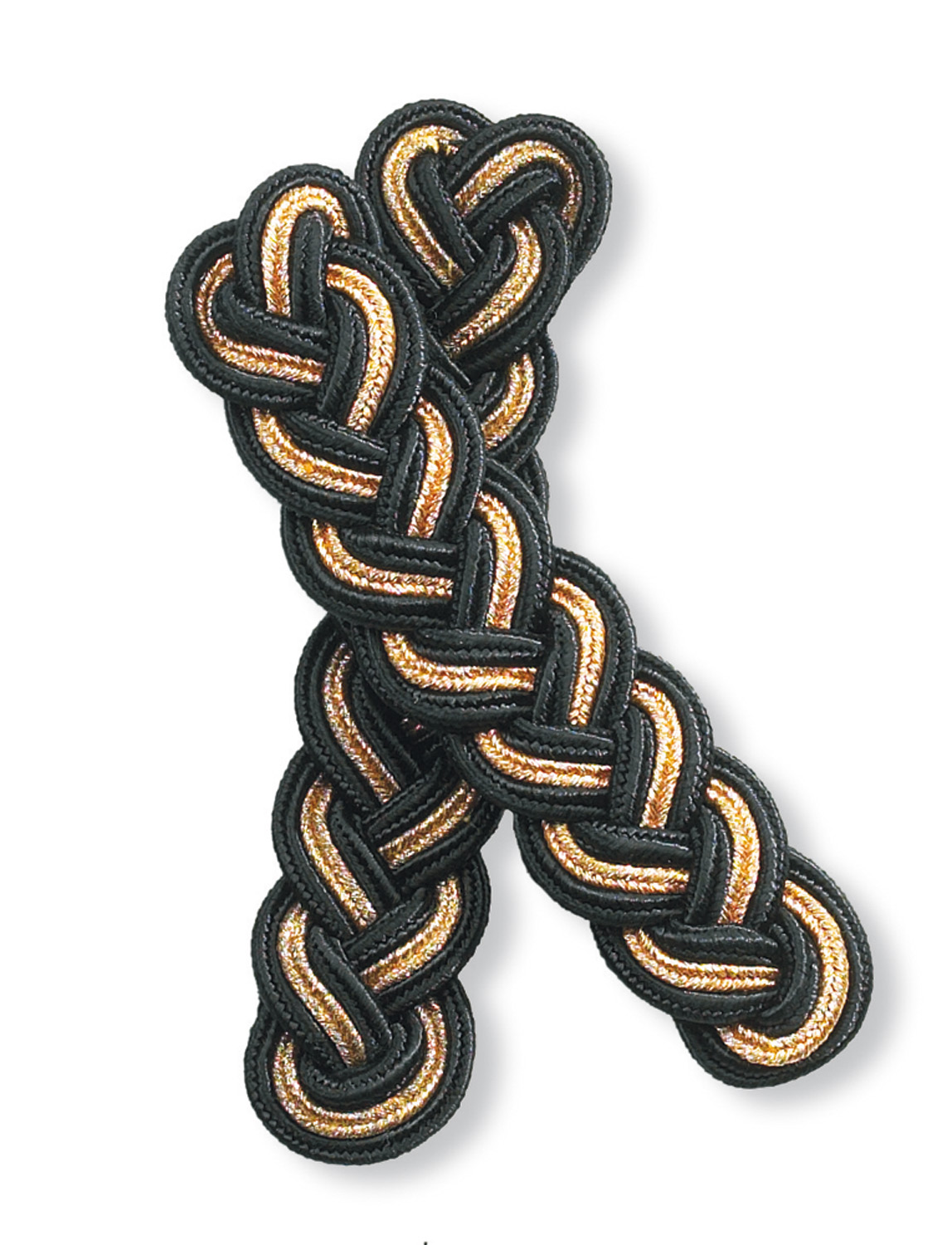 Axelklaffar Svart/Guld - 2
