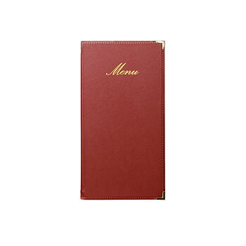 Menypärm Classic, "A45" PU-läder, vinröd